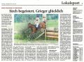 Begeistert und leidenschaftlich berichtet das Weilheimer Tagblatt vom Nürnberger Cup und iWEST Alpen Cup in Schwaiganger